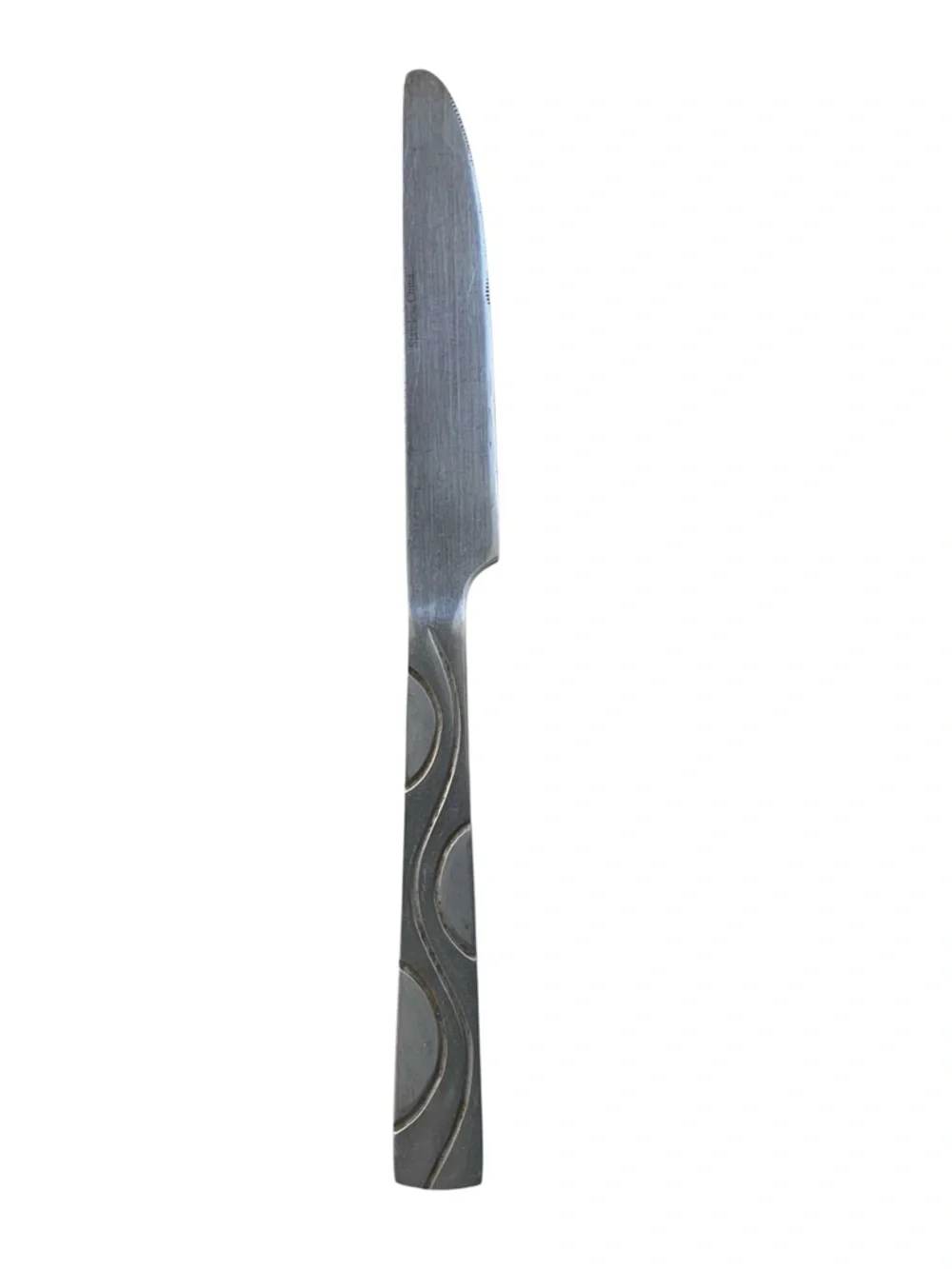 Large 10” Stainless Steel Serving Butter Knife Swirl Pattern Cutlery Kitchen